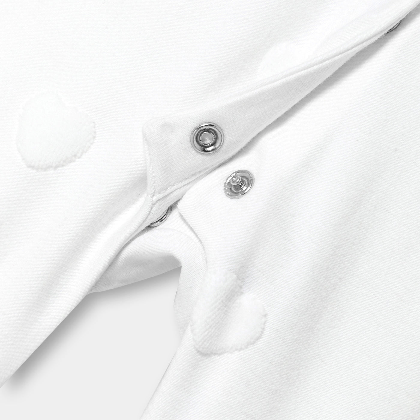 Baby girl jersey pyjamas with heart motif