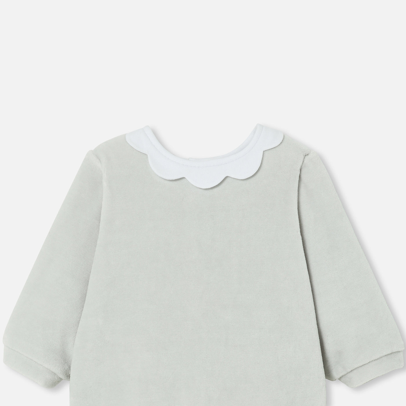 Baby girl velvet pyjamas