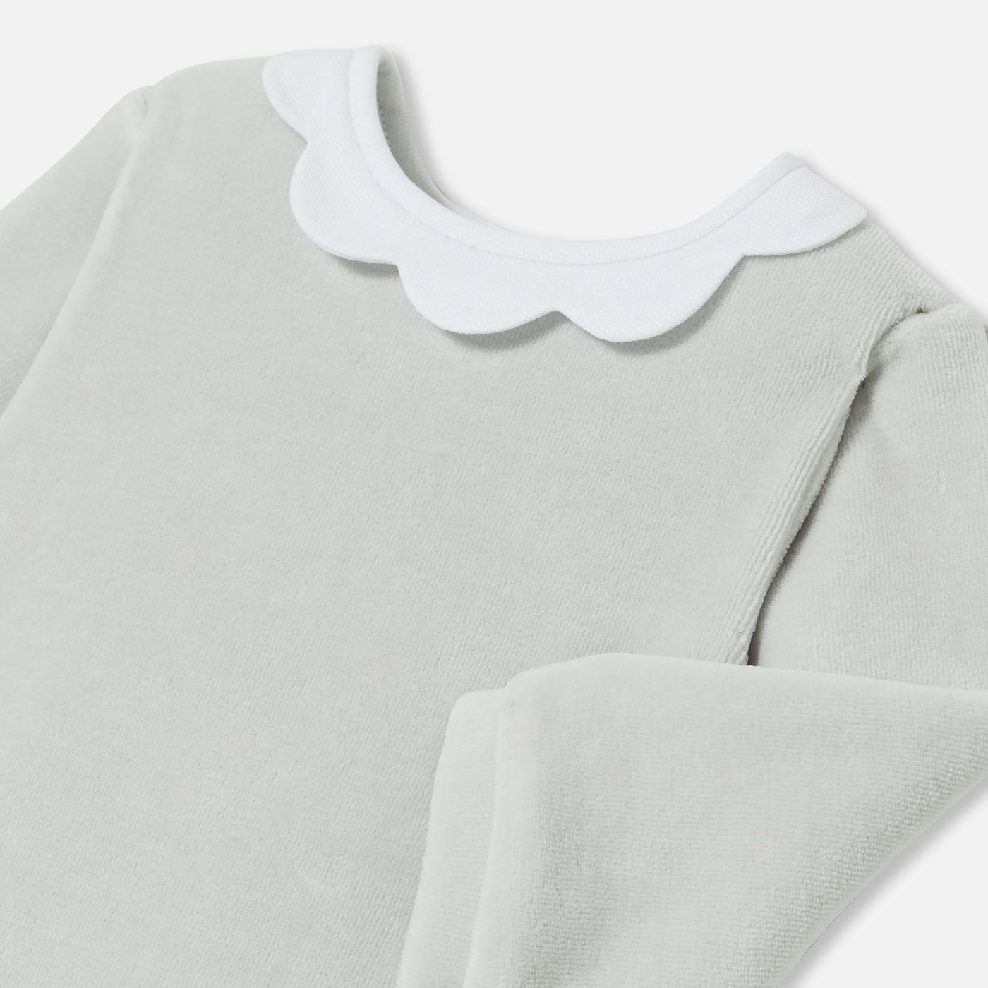 Baby girl velvet pyjamas