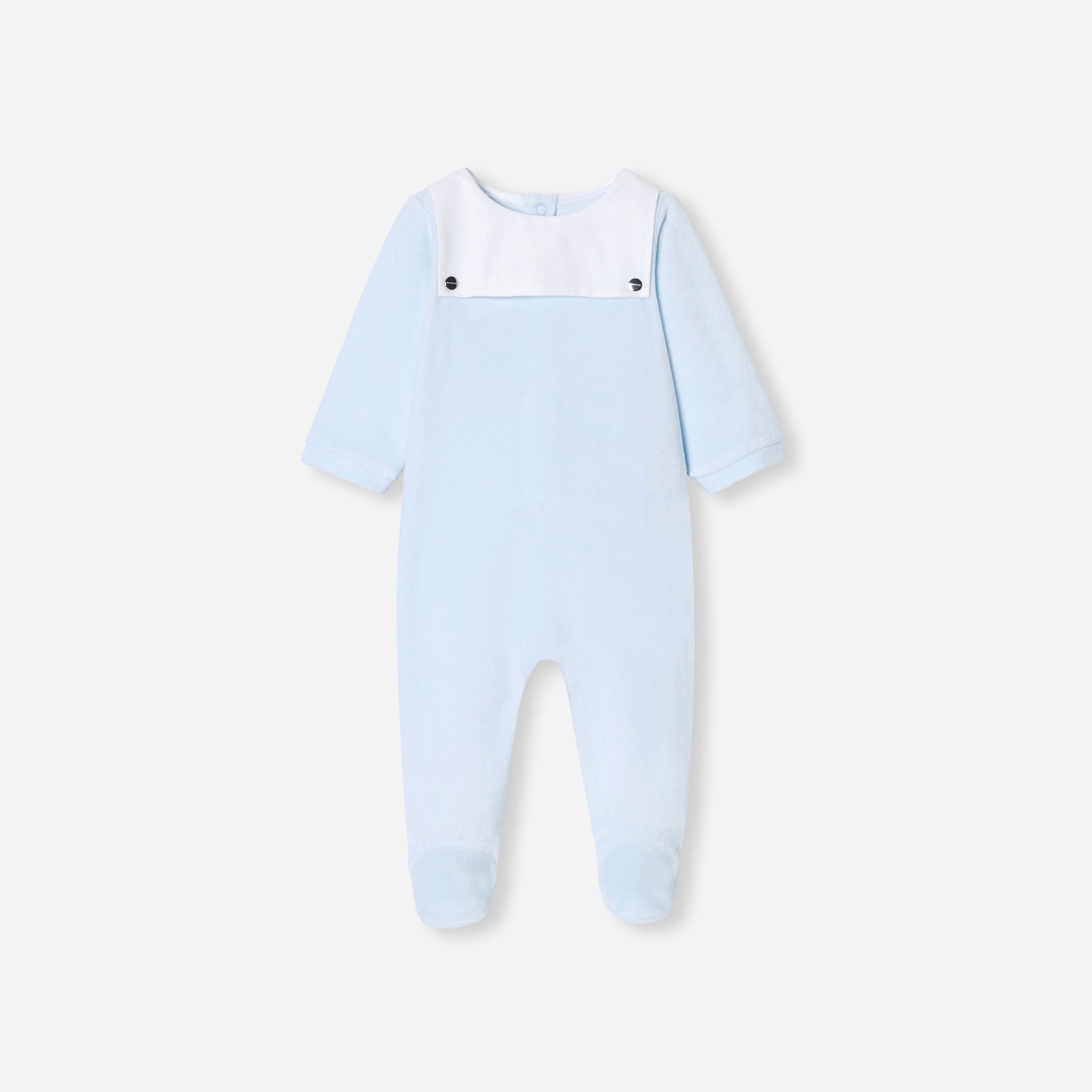 Baby boy velvet pyjamas