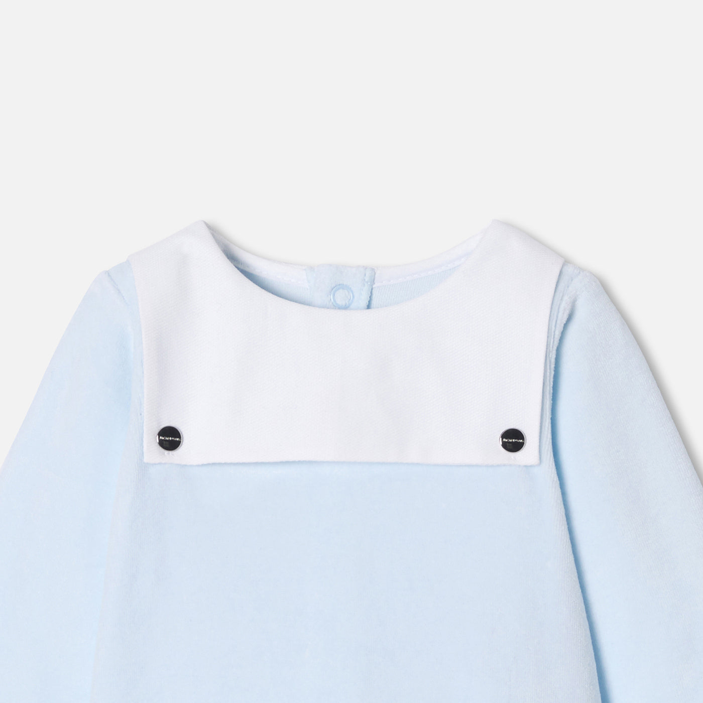 Baby boy velvet pyjamas