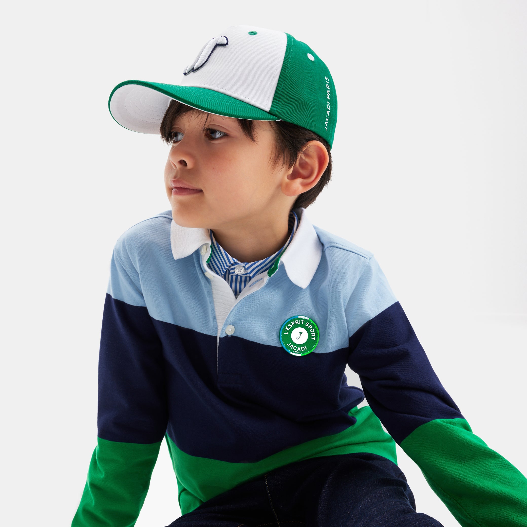 Boy long-sleeved polo shirt