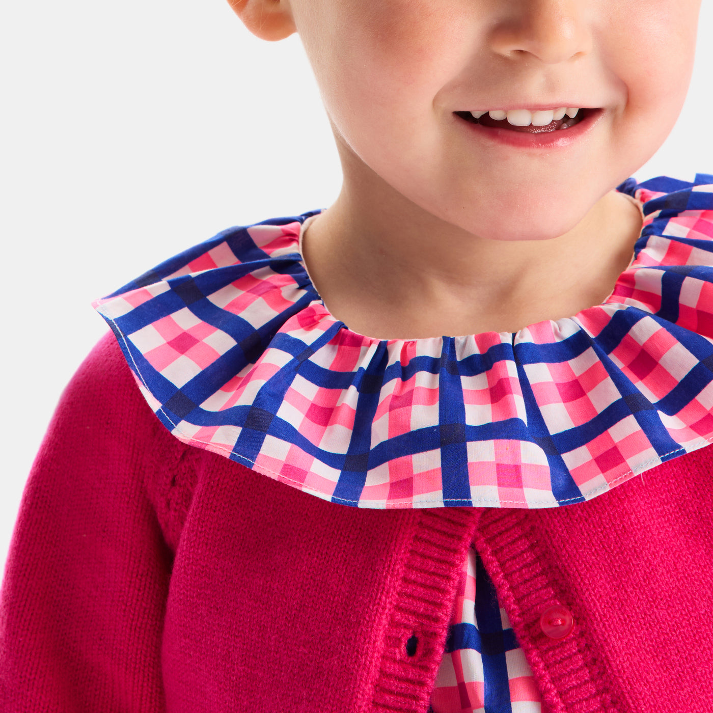 Baby girl checked blouse