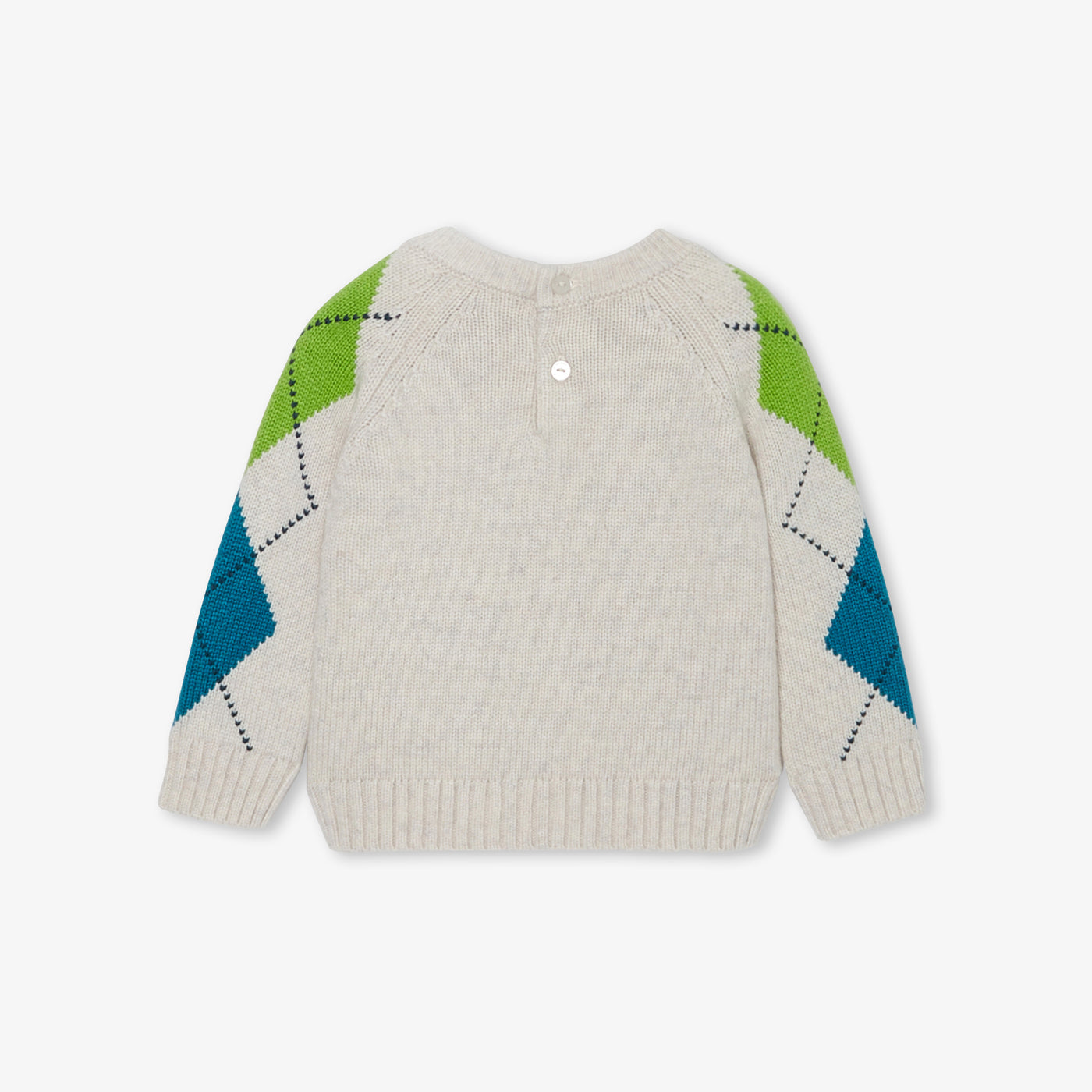 Baby boy jacquard jumper