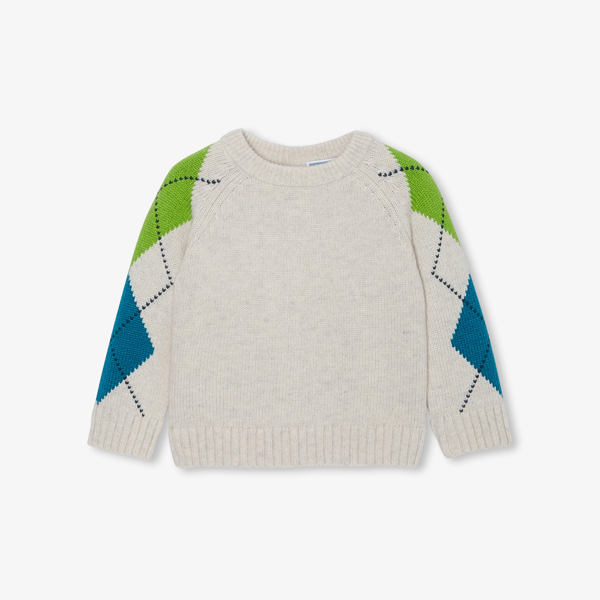 Baby boy jacquard jumper