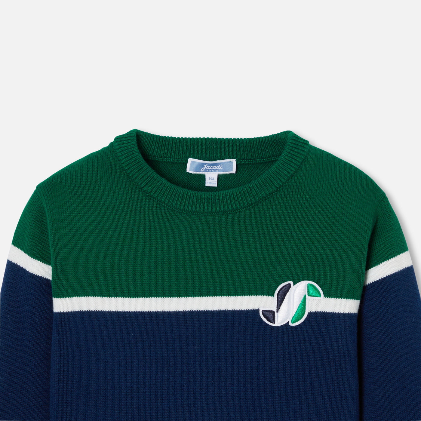 Boy colour block jumper