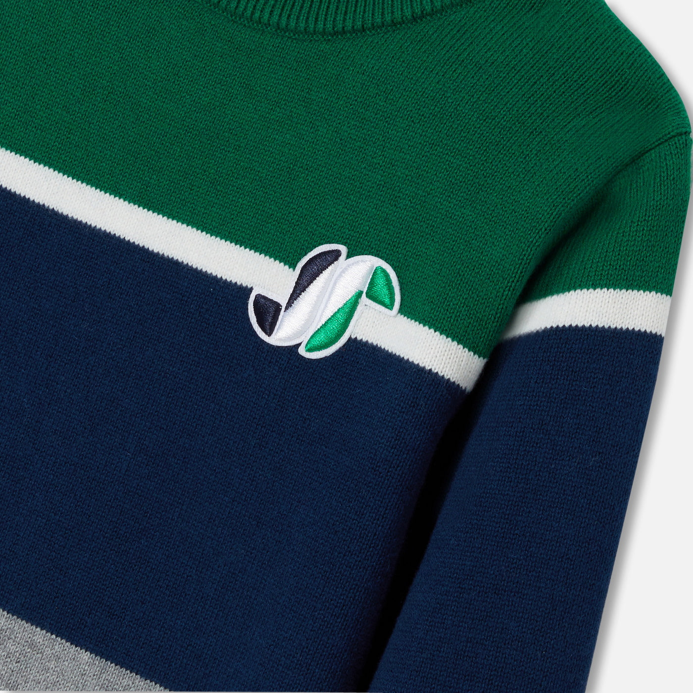 Boy colour block jumper