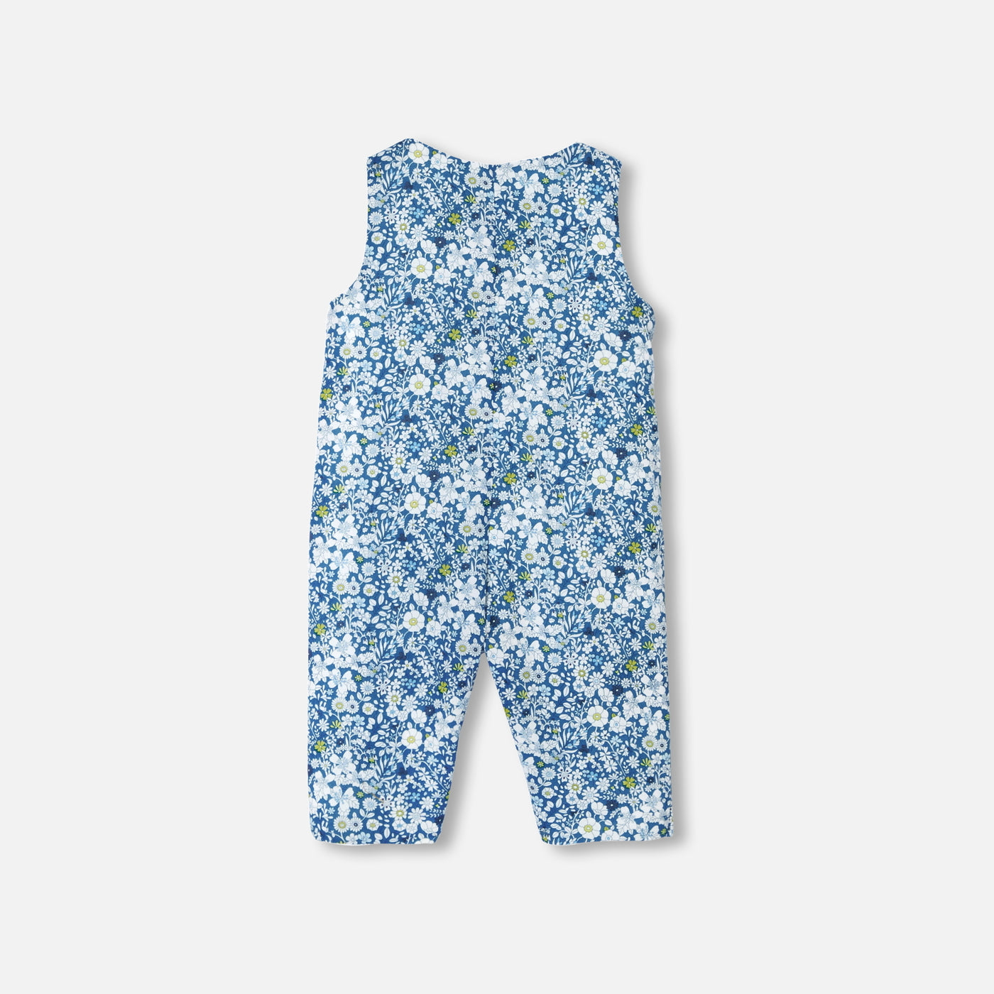 Baby girl jumpsuit in Liberty fabric