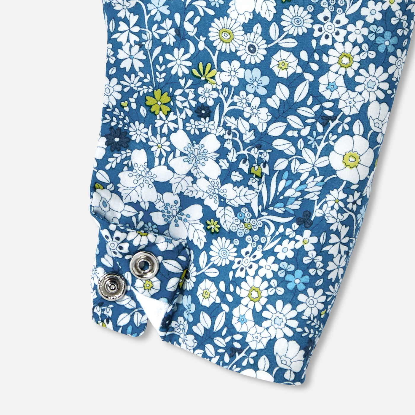 Baby girl jumpsuit in Liberty fabric