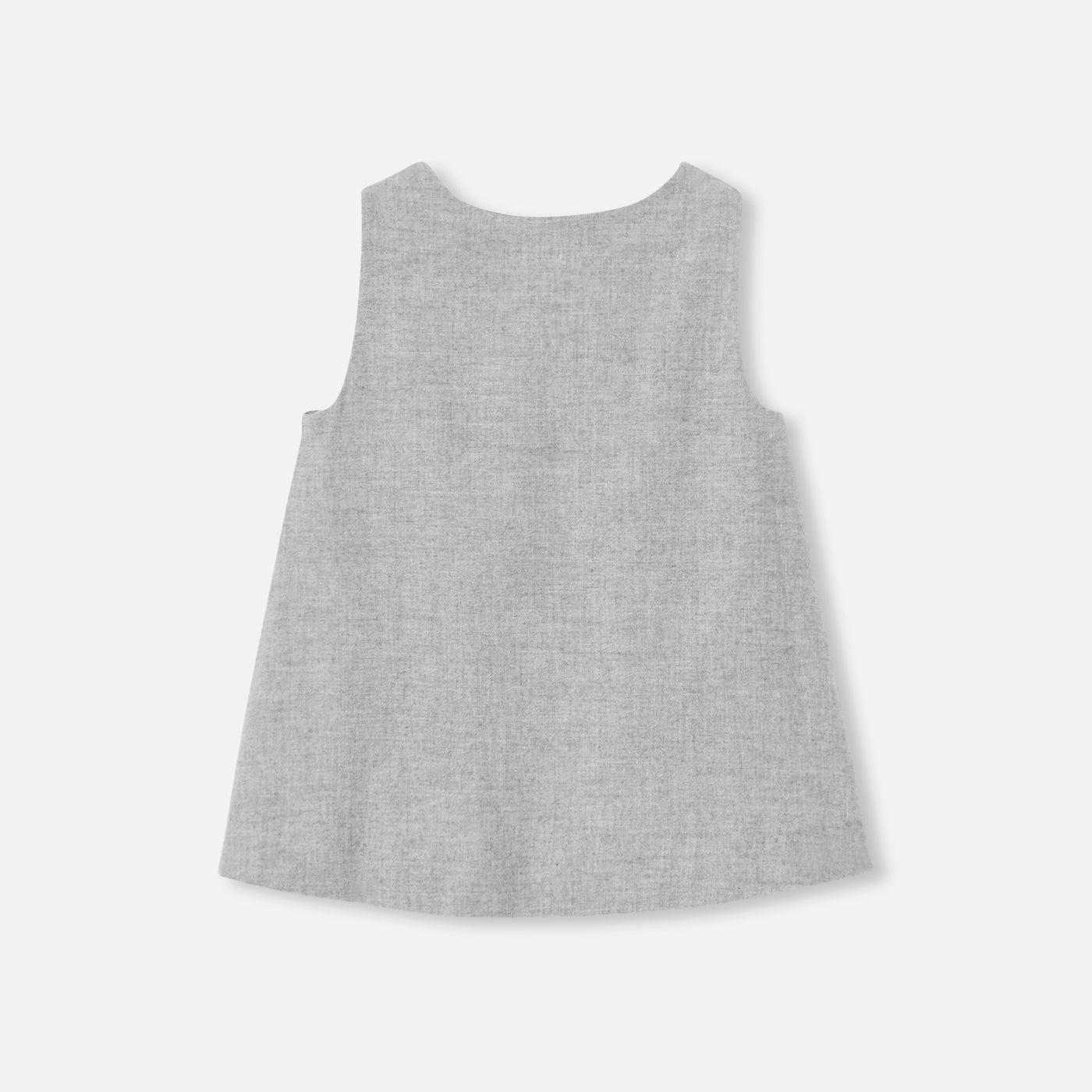 Baby girl flannel pinafore dress