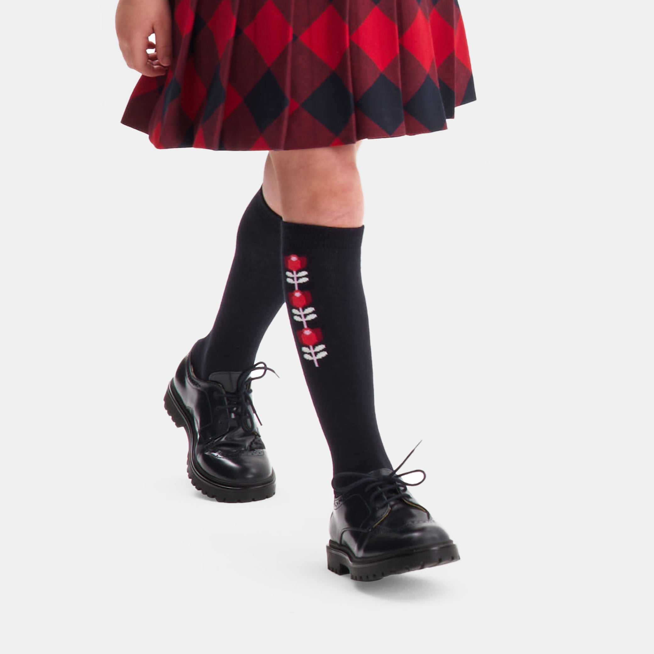 Girl pair of high socks