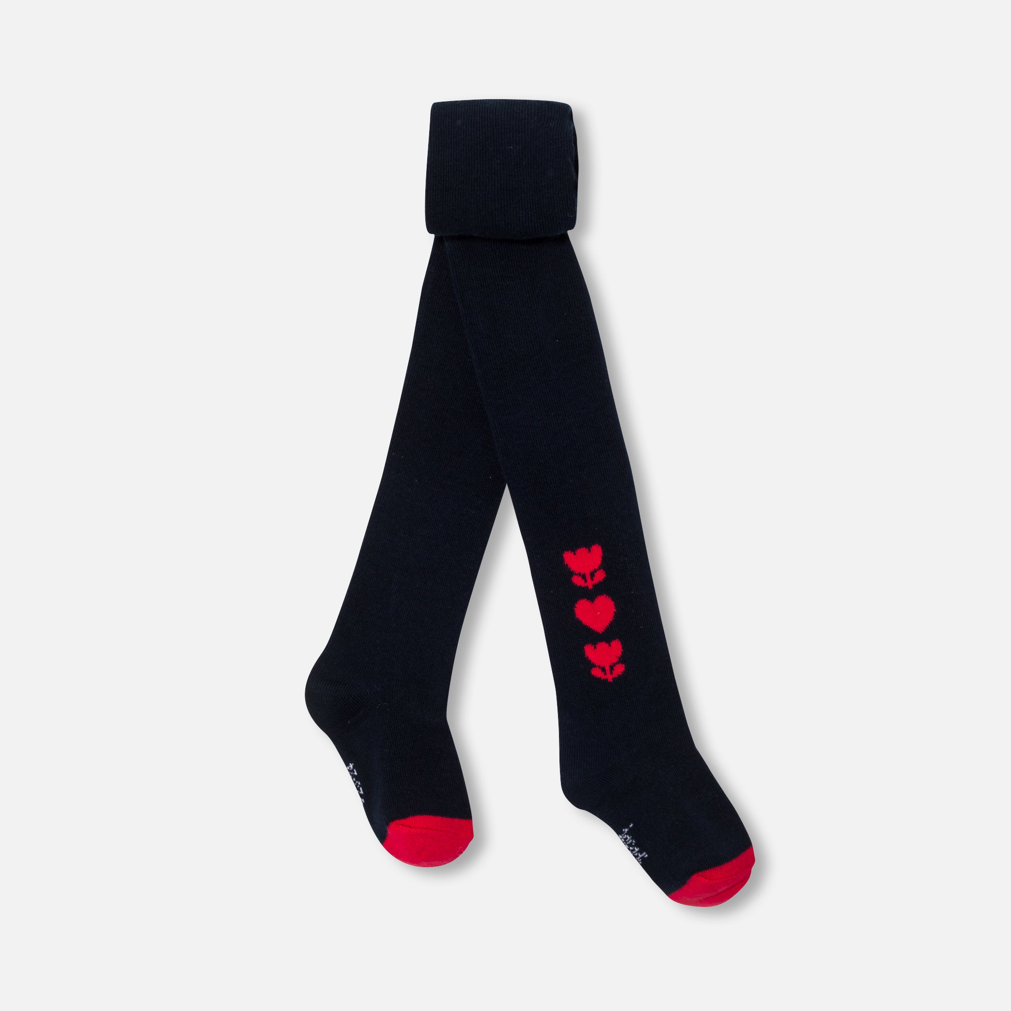Baby girl heart tights