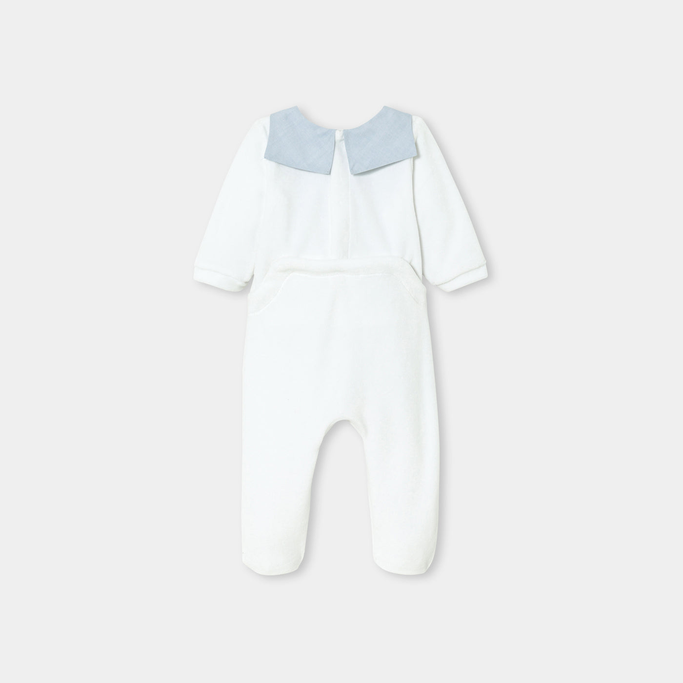 Baby boy velvet pyjamas