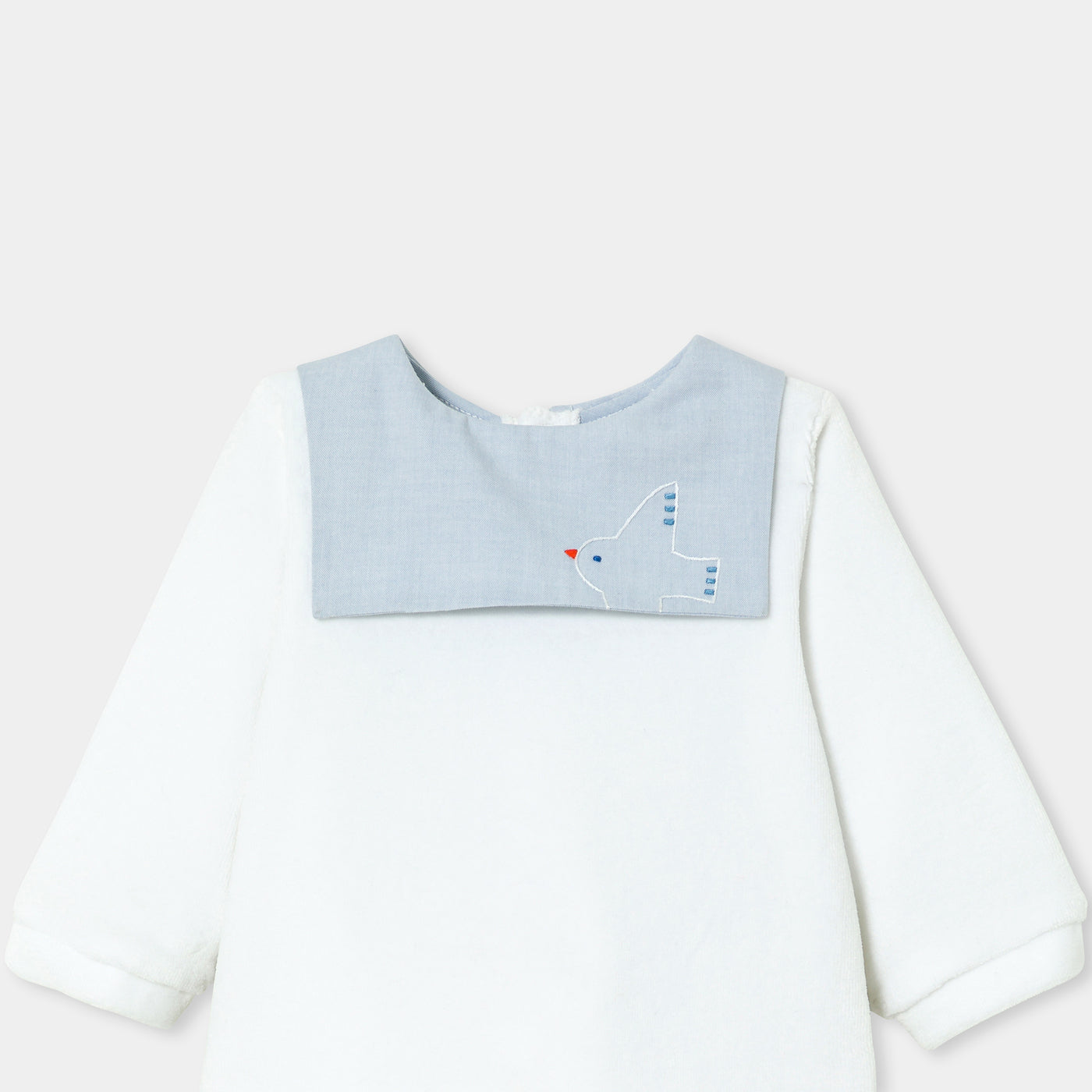 Baby boy velvet pyjamas