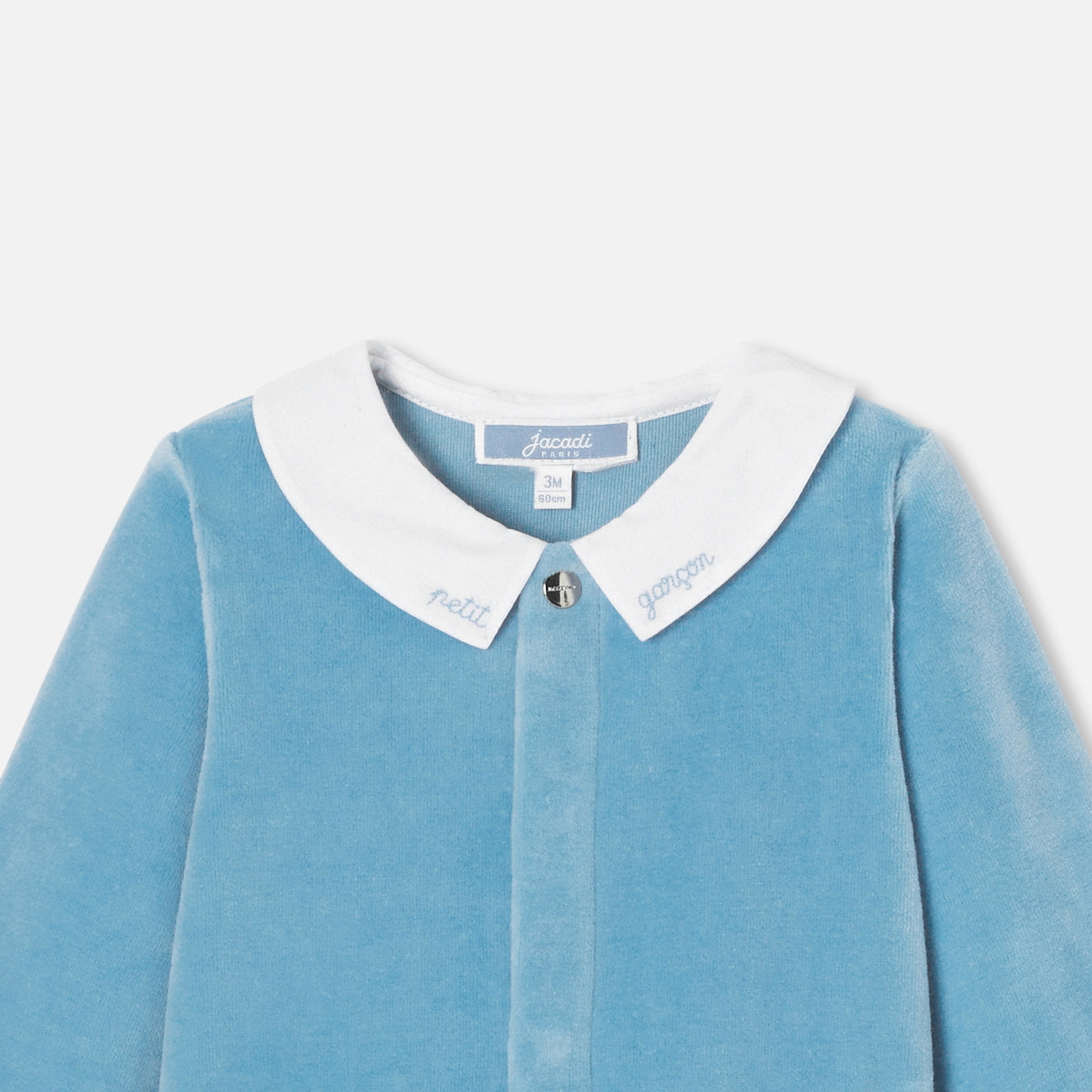 Baby boy velvet pyjamas