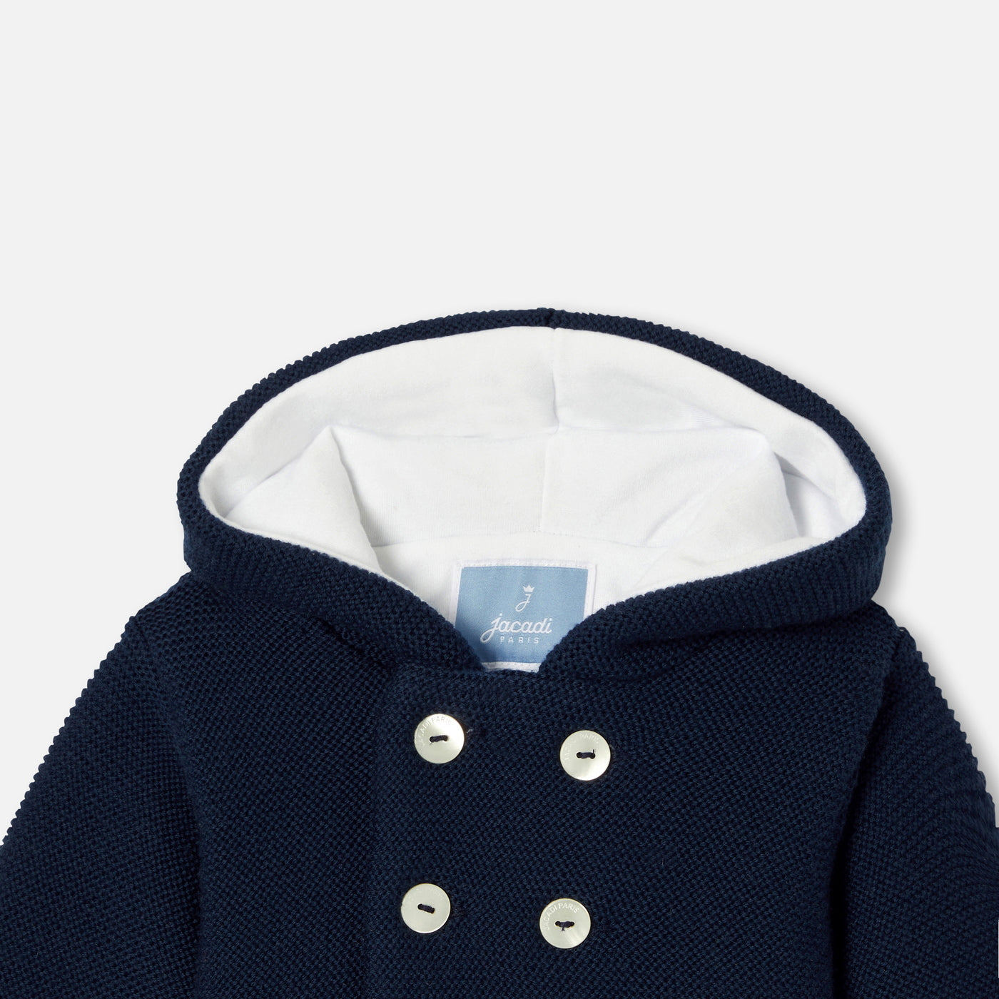 Baby Merino wool burnous jacket