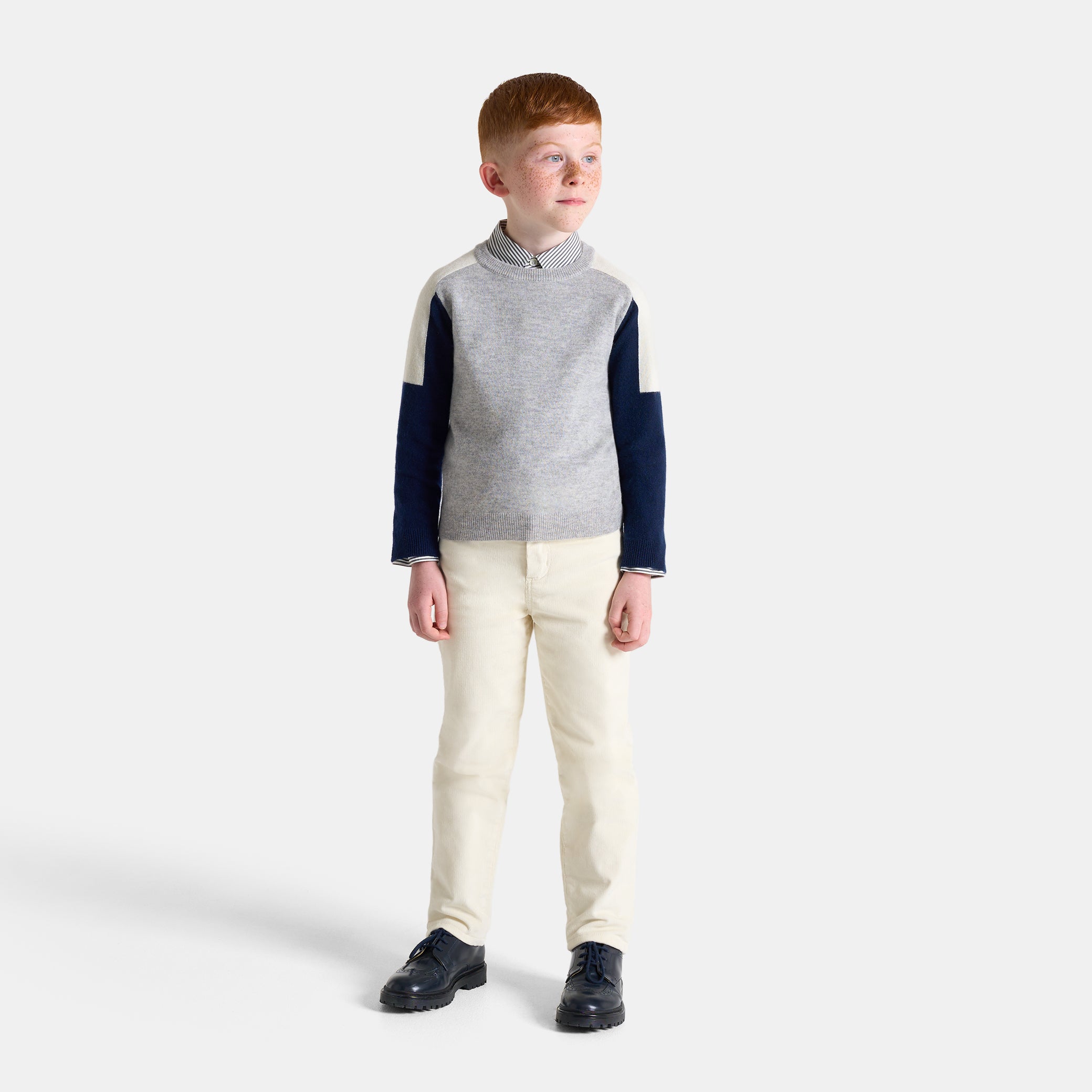 Boy lined velour trousers