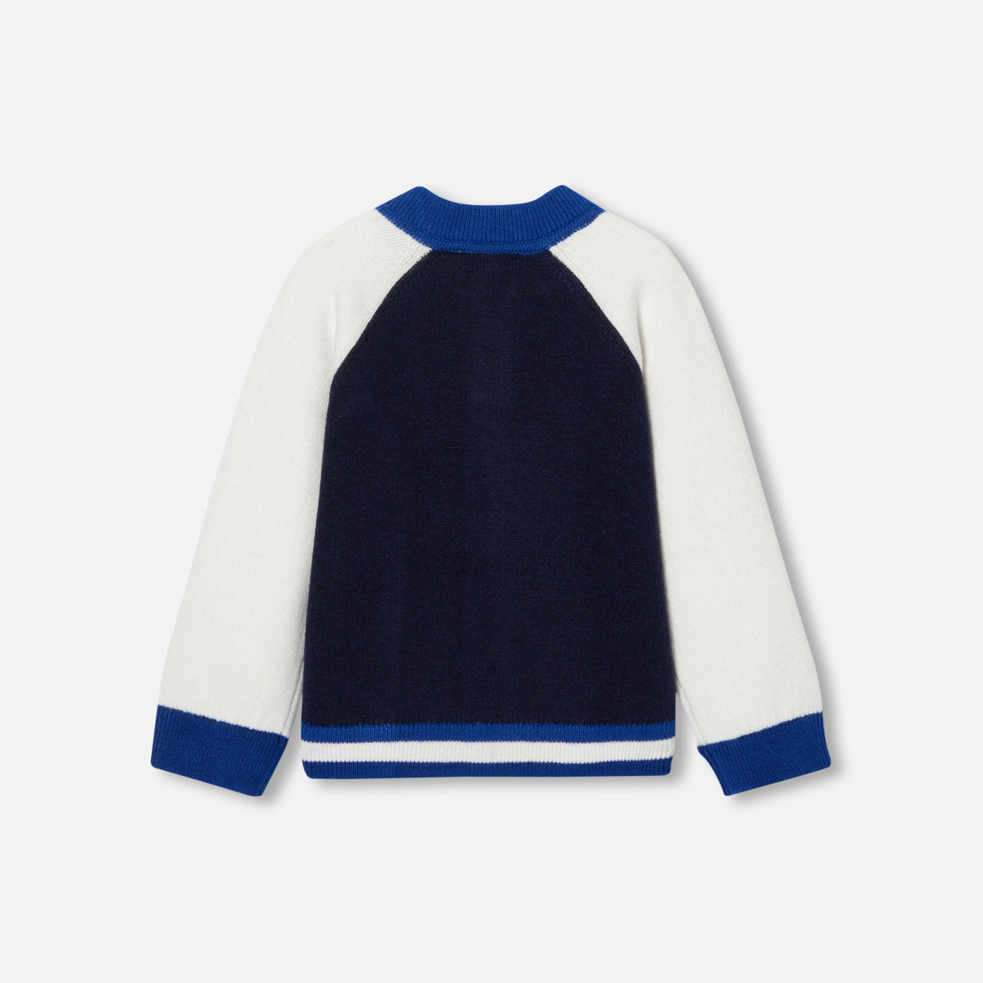Baby boy Varsity style cardigan