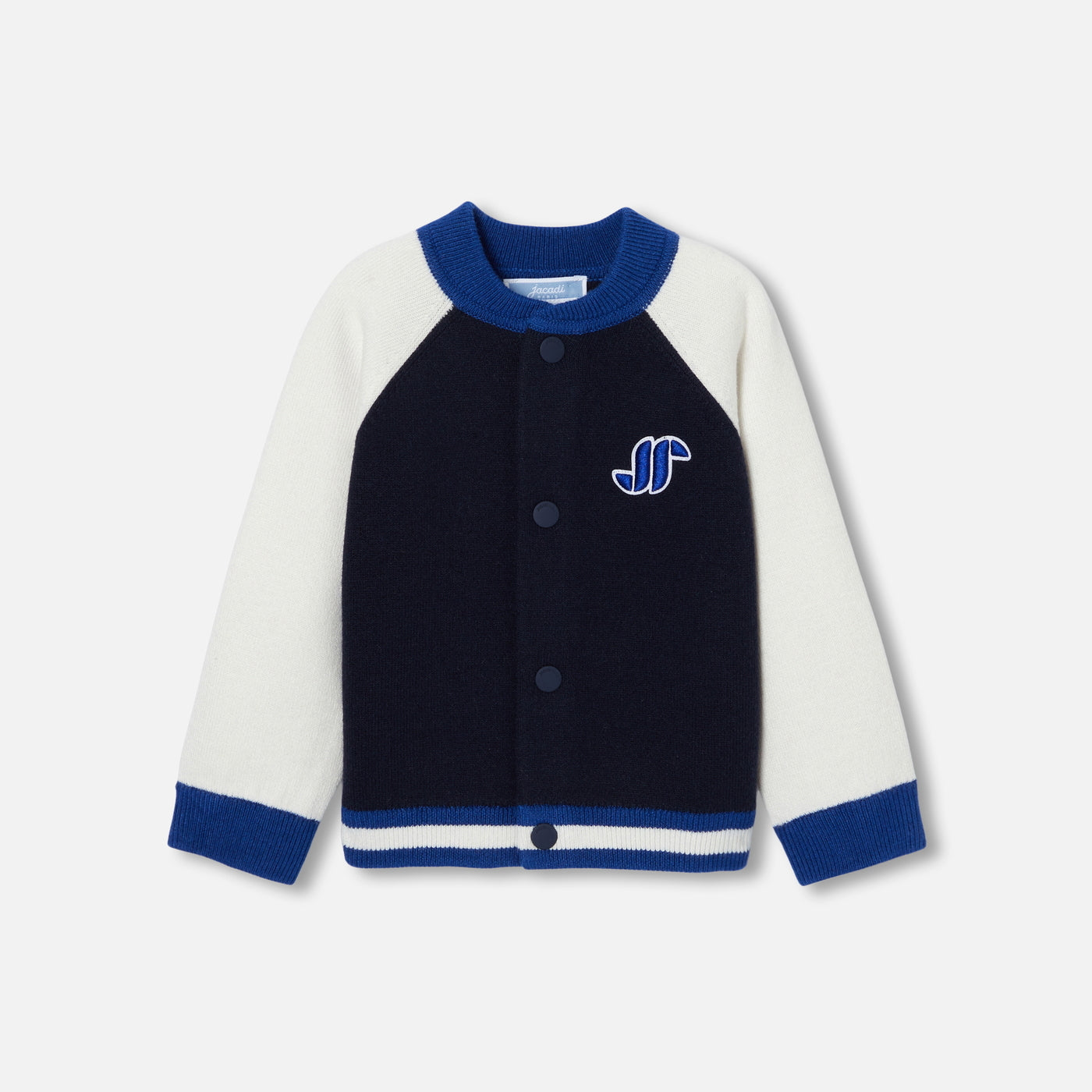 Baby boy Varsity style cardigan
