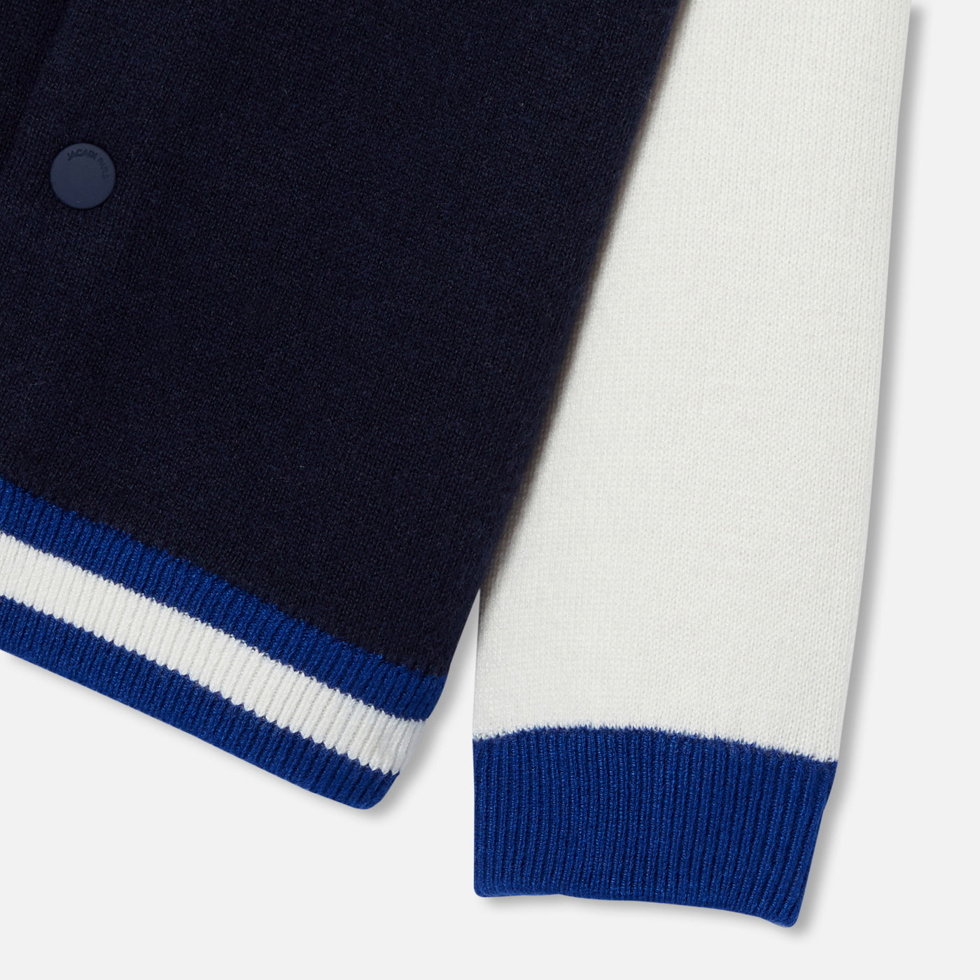 Baby boy Varsity style cardigan