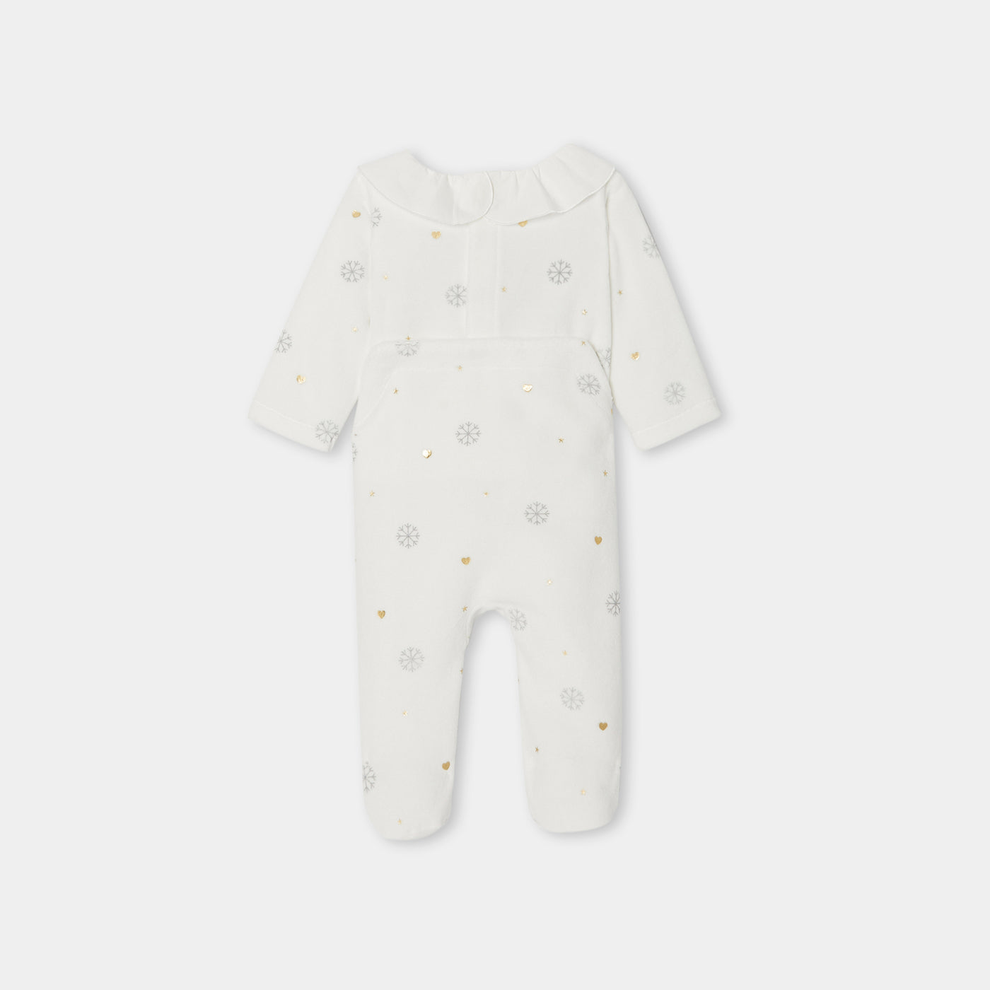 Baby girl velvet Christmas pyjamas