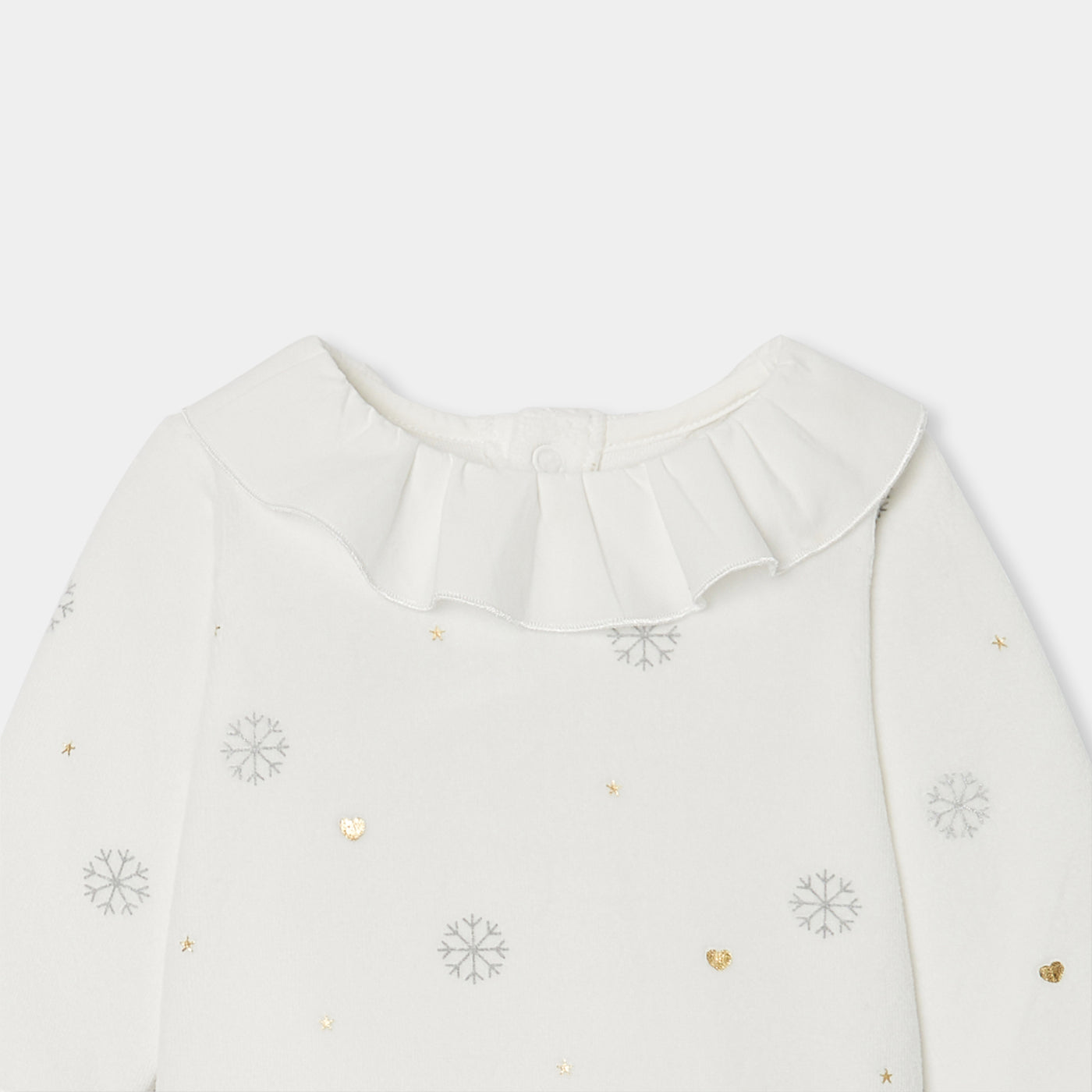 Baby girl velvet Christmas pyjamas