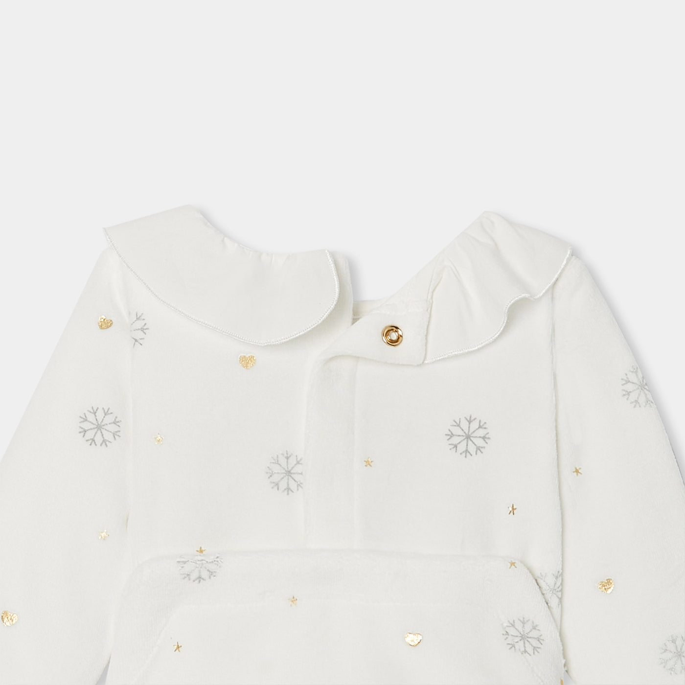 Baby girl velvet Christmas pyjamas