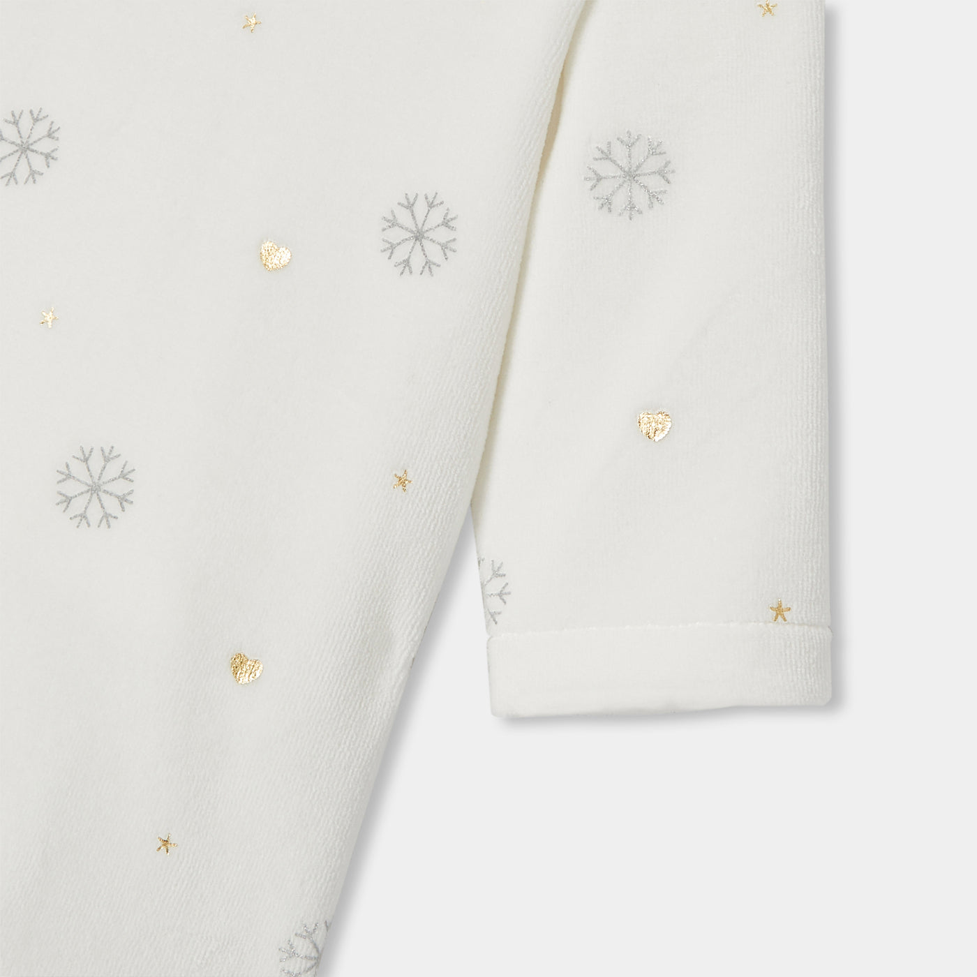 Baby girl velvet Christmas pyjamas