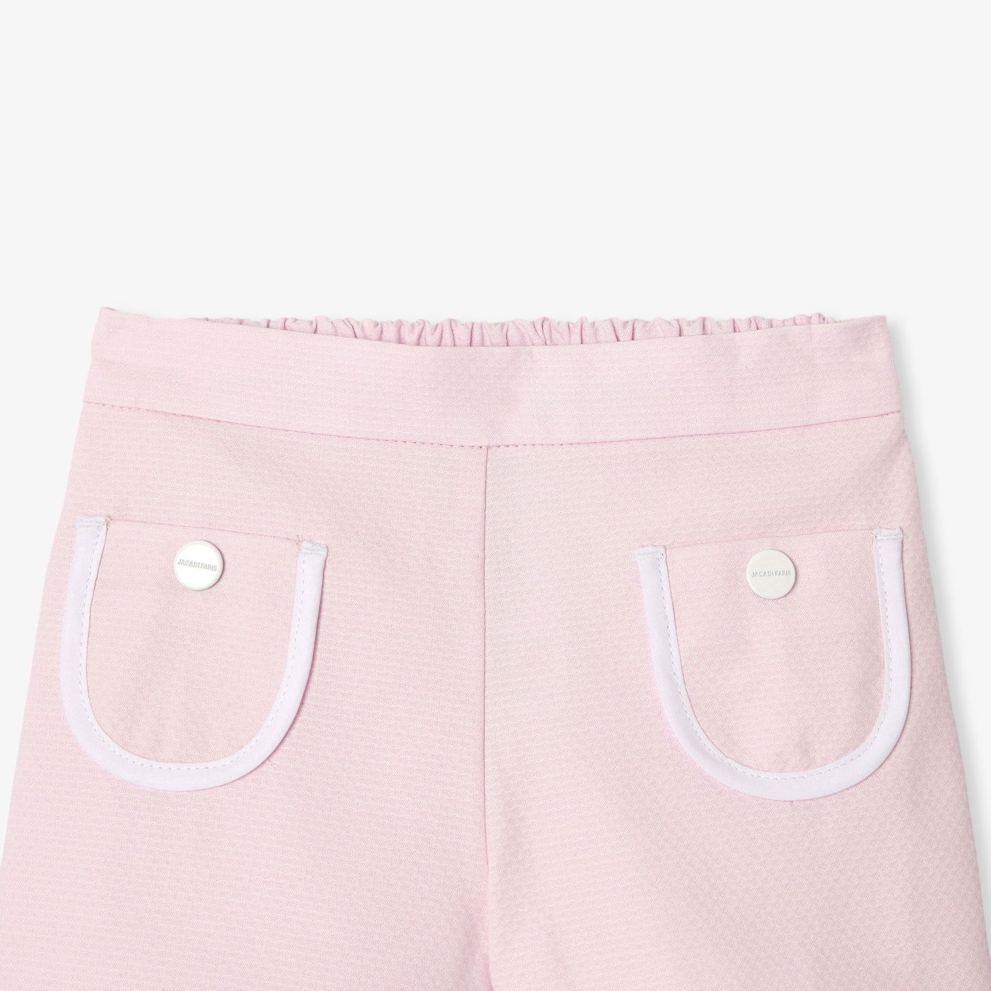 Baby girl shorts in honeycomb piqué