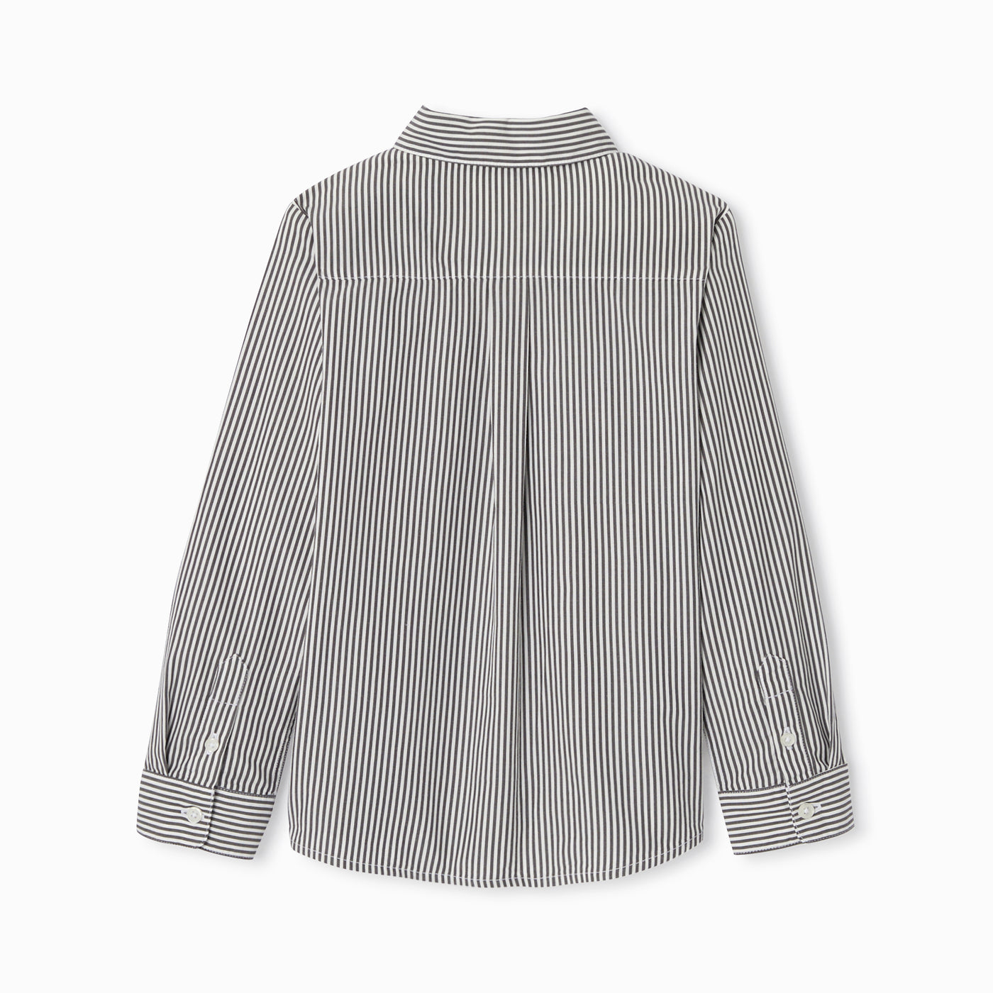 Boy striped shirt in poplin