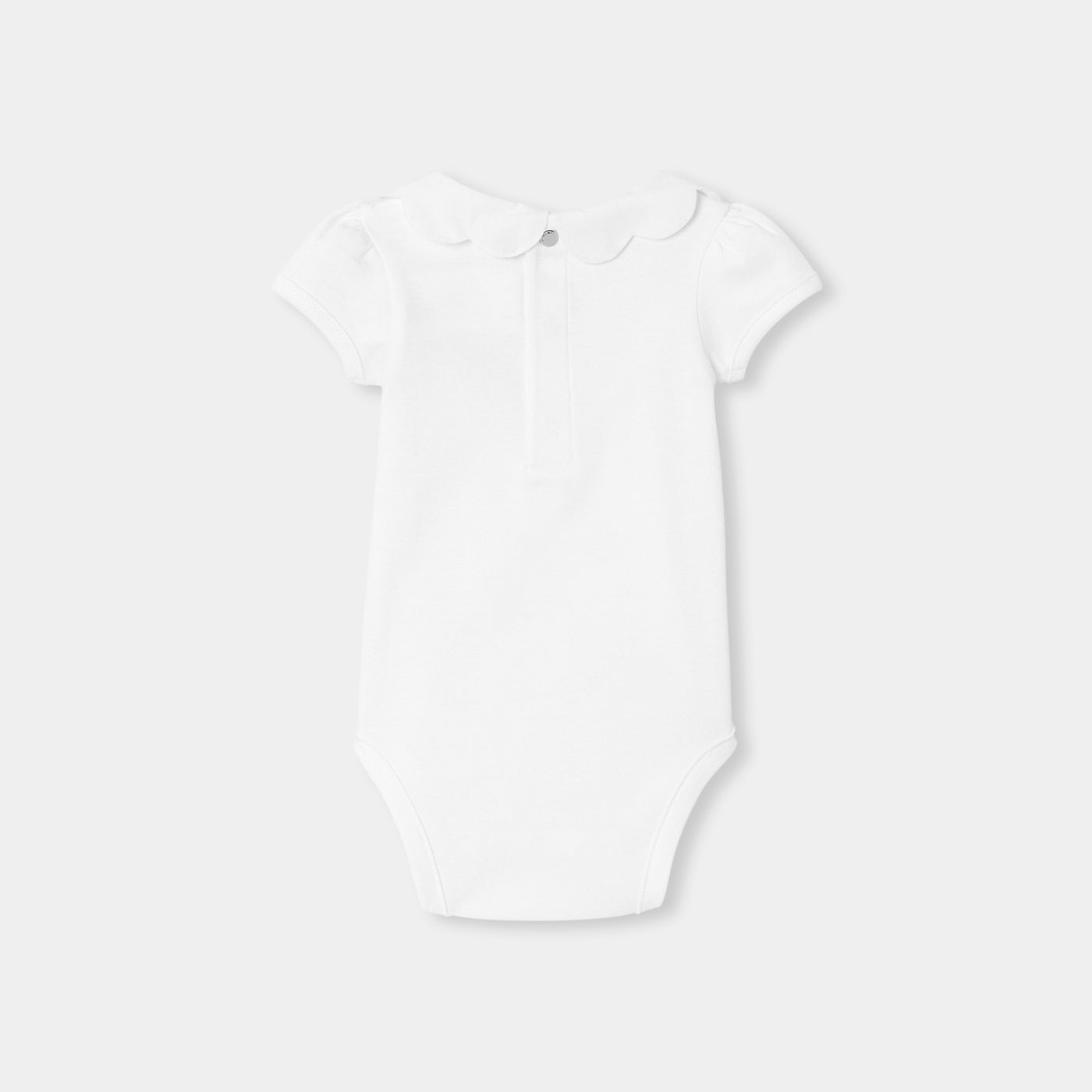 Baby girl short-sleeved bodysuit