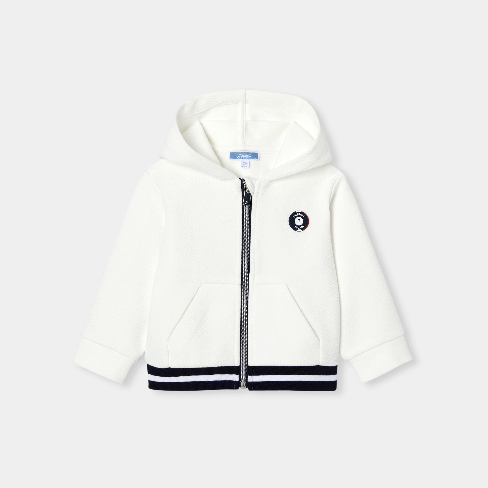 Baby zip-up sweatshirt