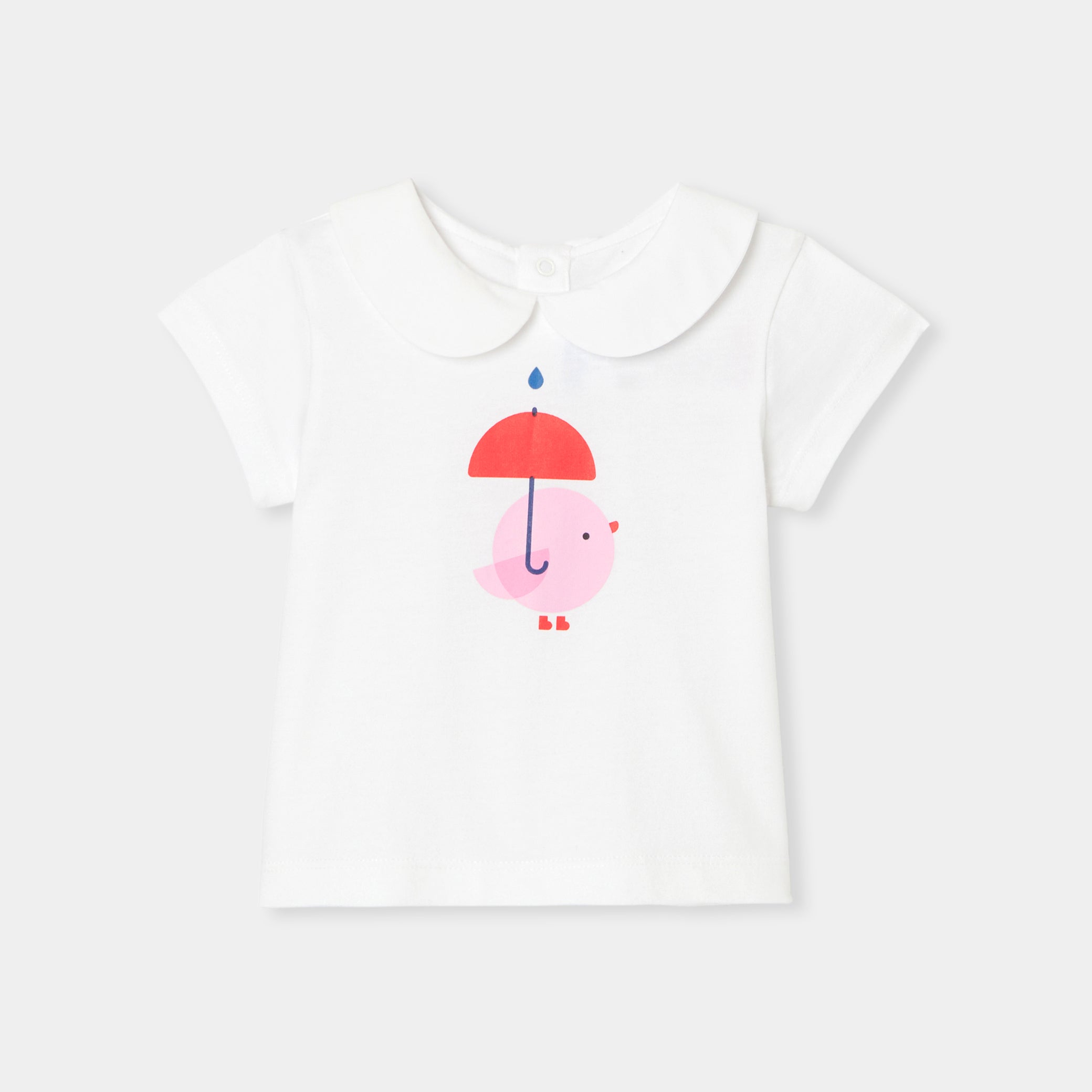 Baby girl short-sleeved T-shirt