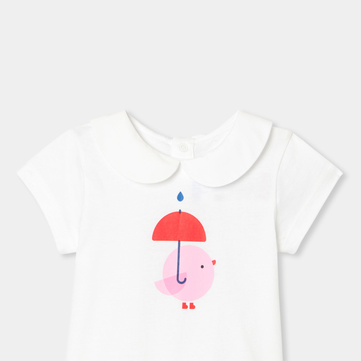 Baby girl short-sleeved T-shirt