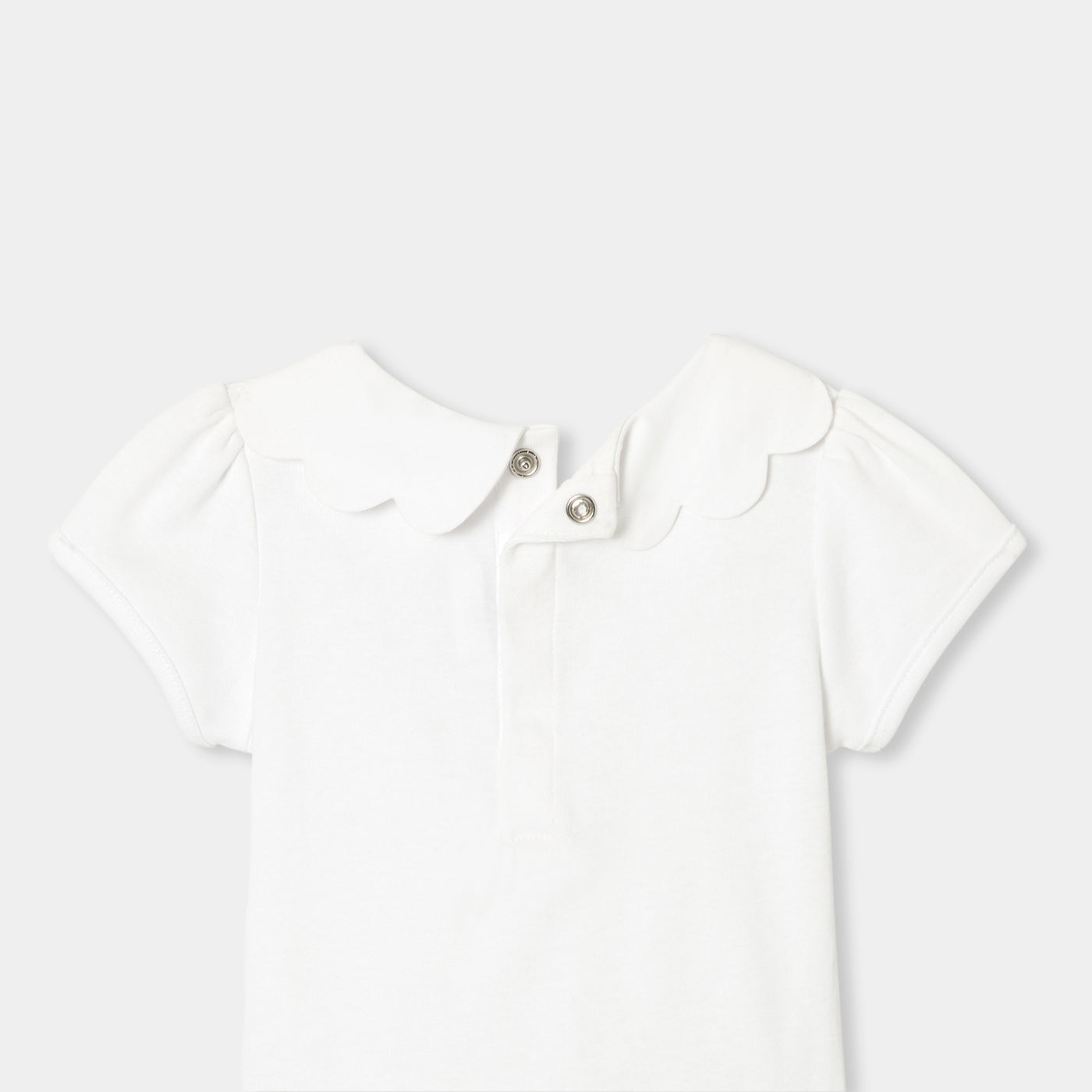 Baby girl short-sleeved bodysuit