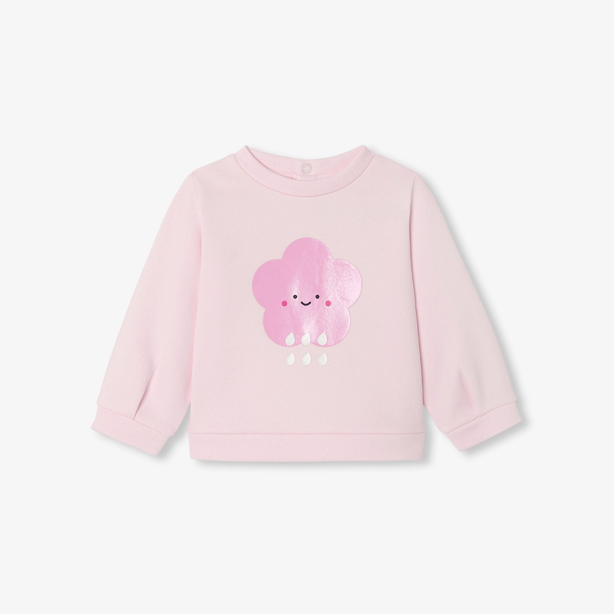 Baby girl fleece sweater