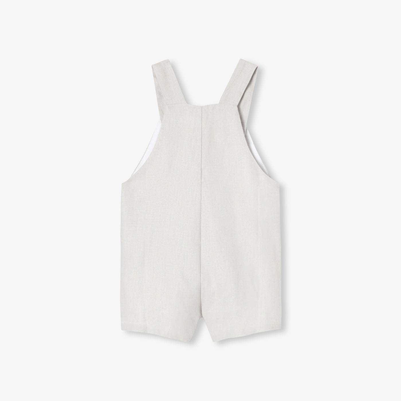 Baby boy linen overalls