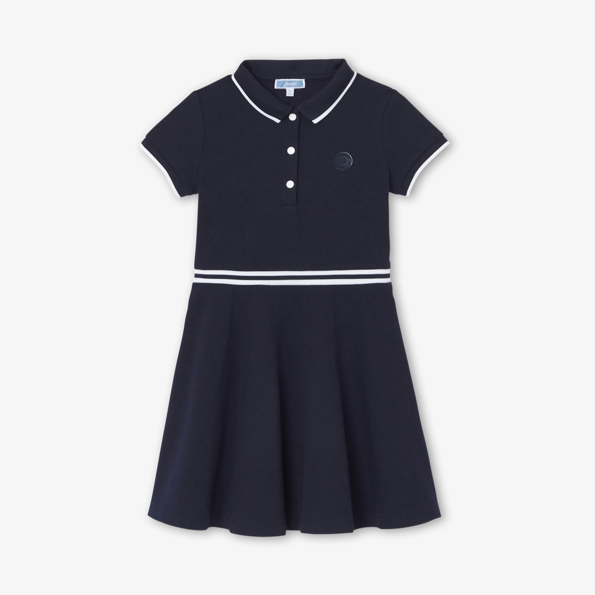 Girl dress in cotton piqué
