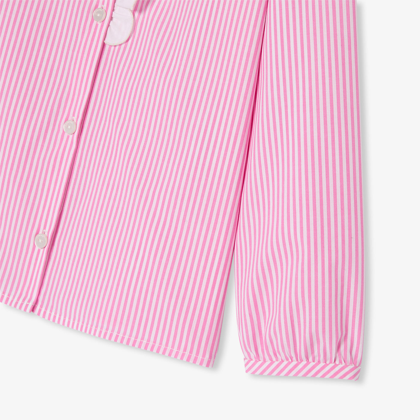 Girl blouse in poplin