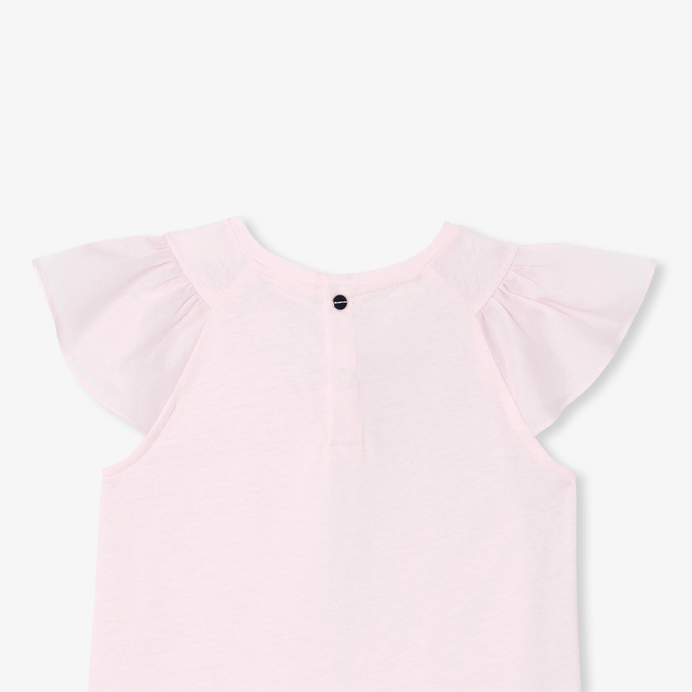 Girl T-shirt with ruffled sleeves