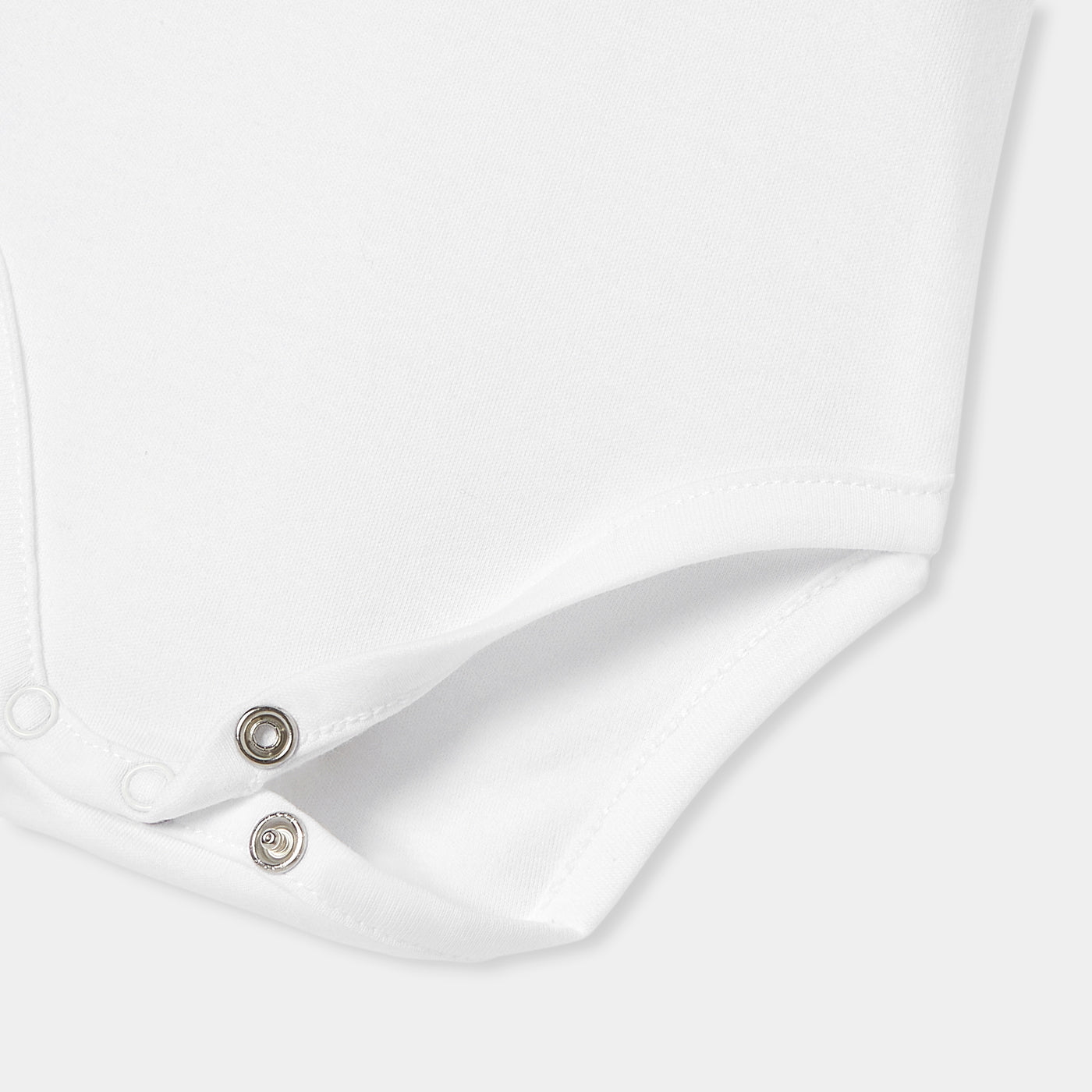 Baby girl bodysuit with Liberty fabric collar