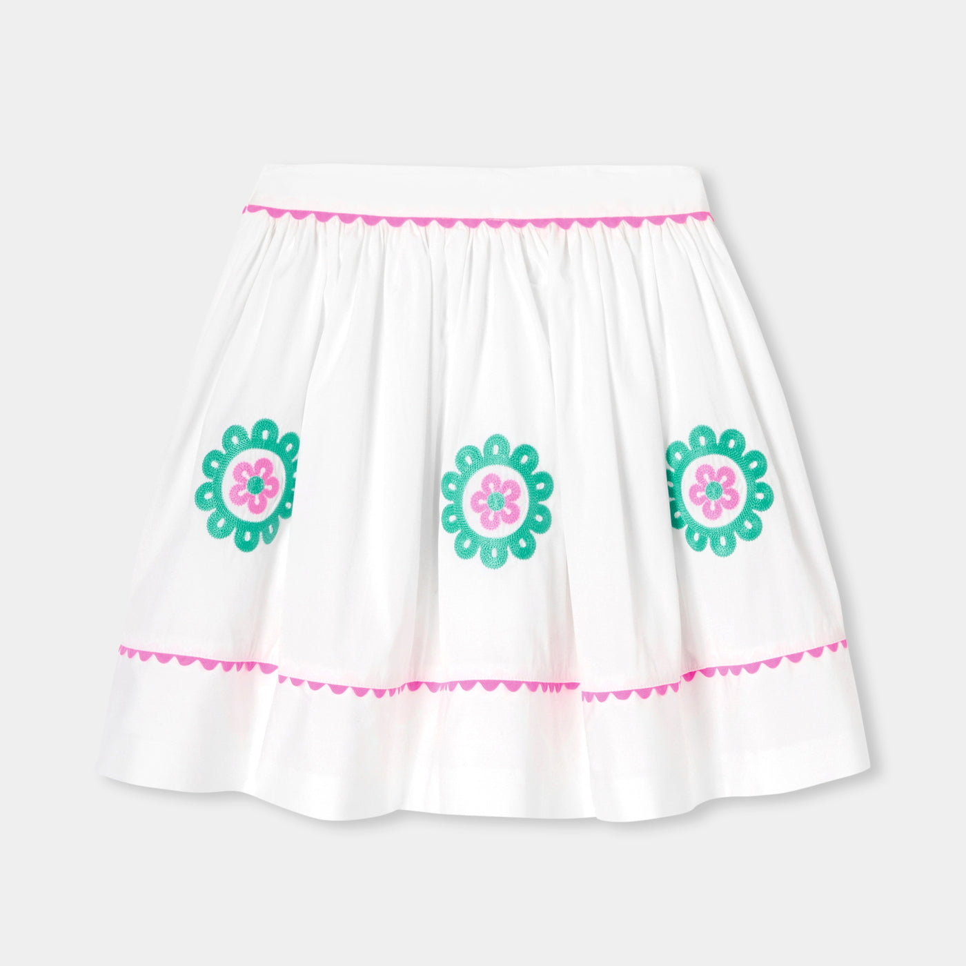 Girl poplin skirt