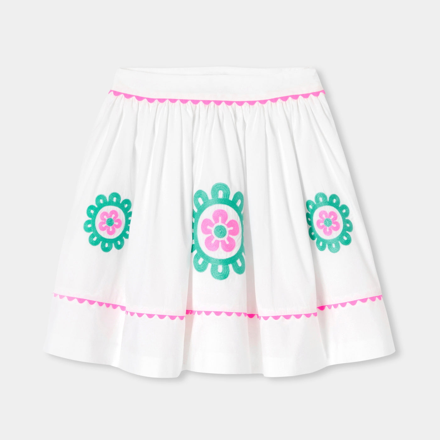 Girl poplin skirt