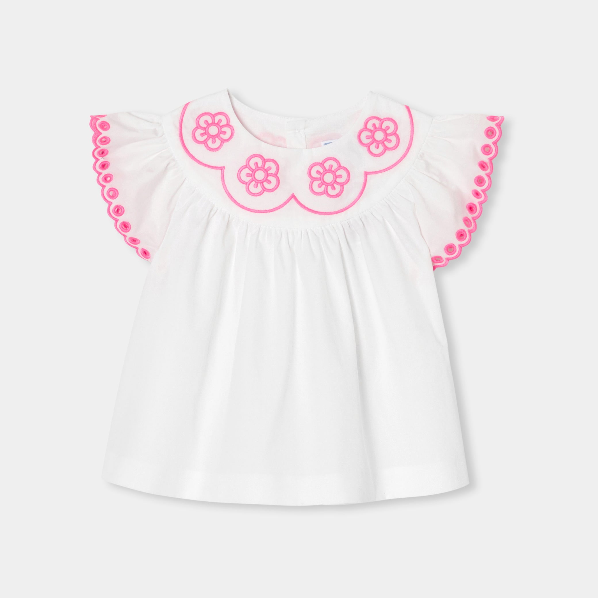 Baby girl short-sleeved blouse