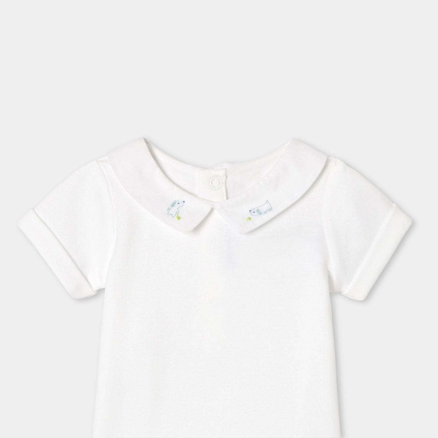 Baby boy short-sleeved bodysuit