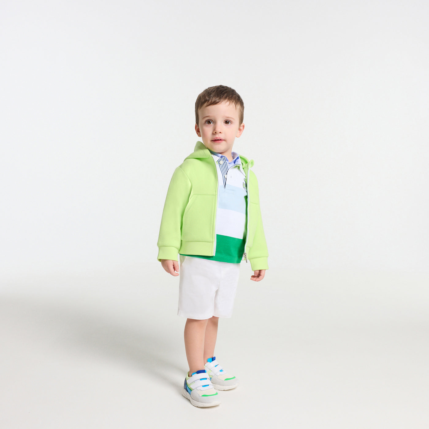 Baby boy zip-up sweatshirt