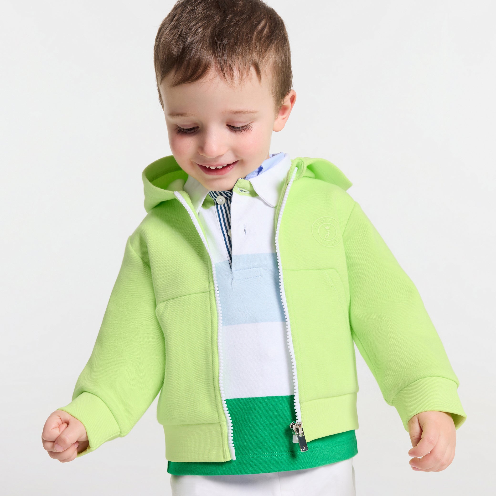 Baby boy zip-up sweatshirt
