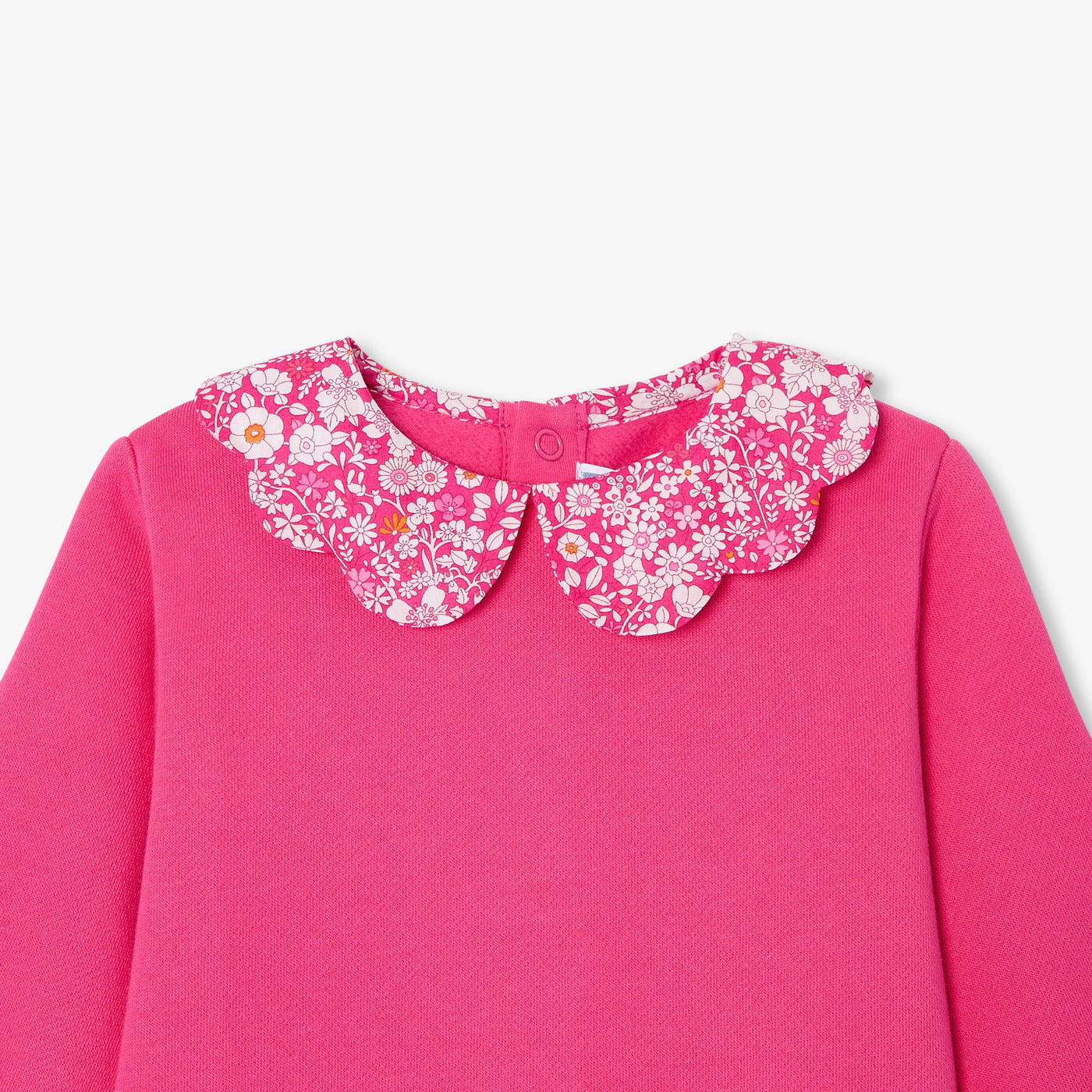 Baby girl fleece sweater