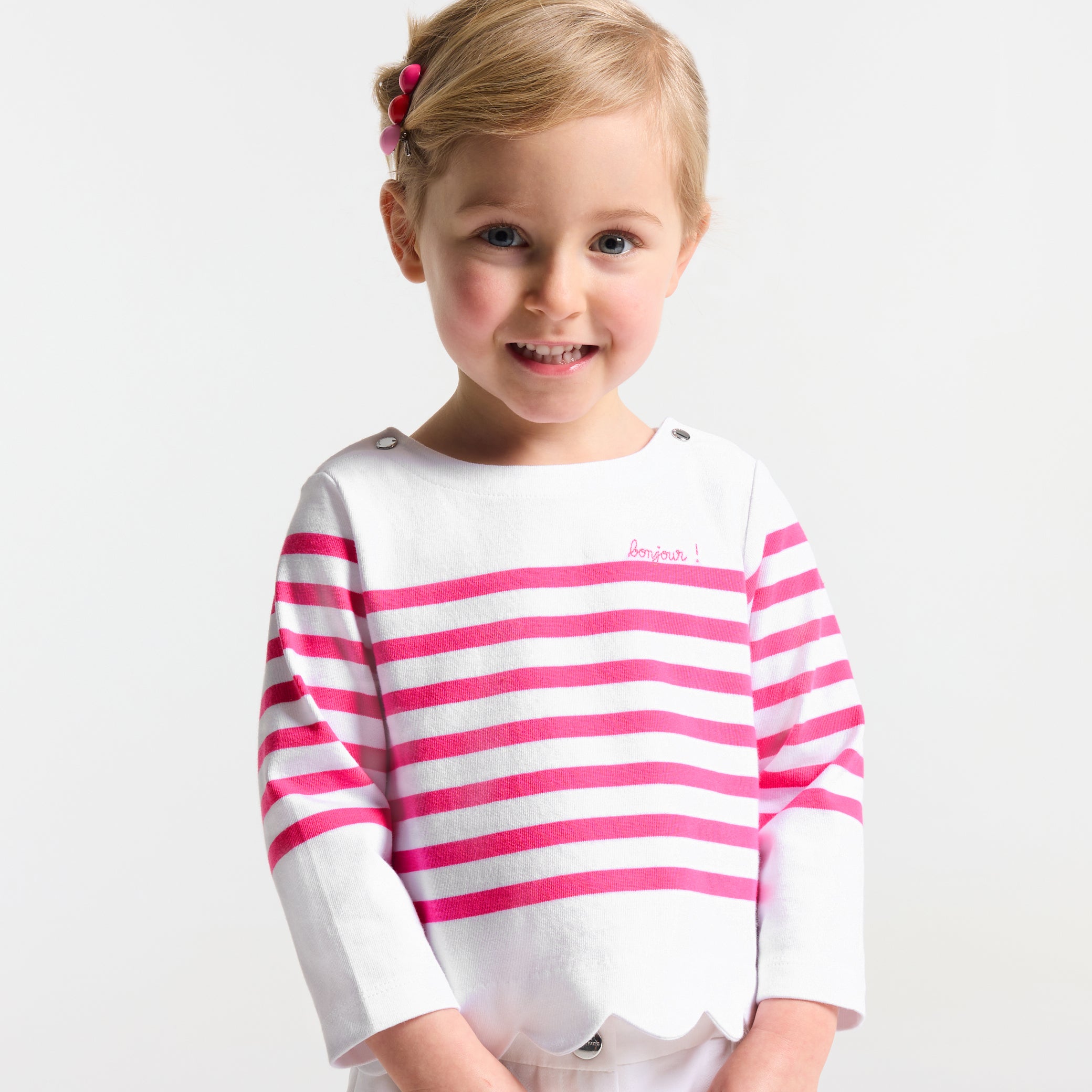 Baby girl Breton tee