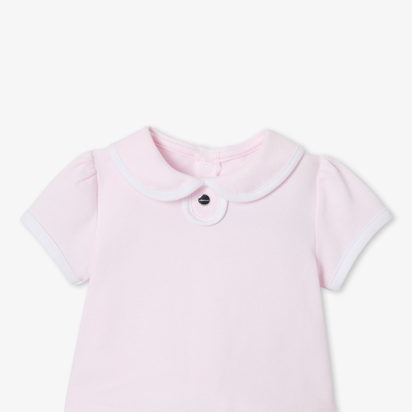 Baby girl set in cotton piqué